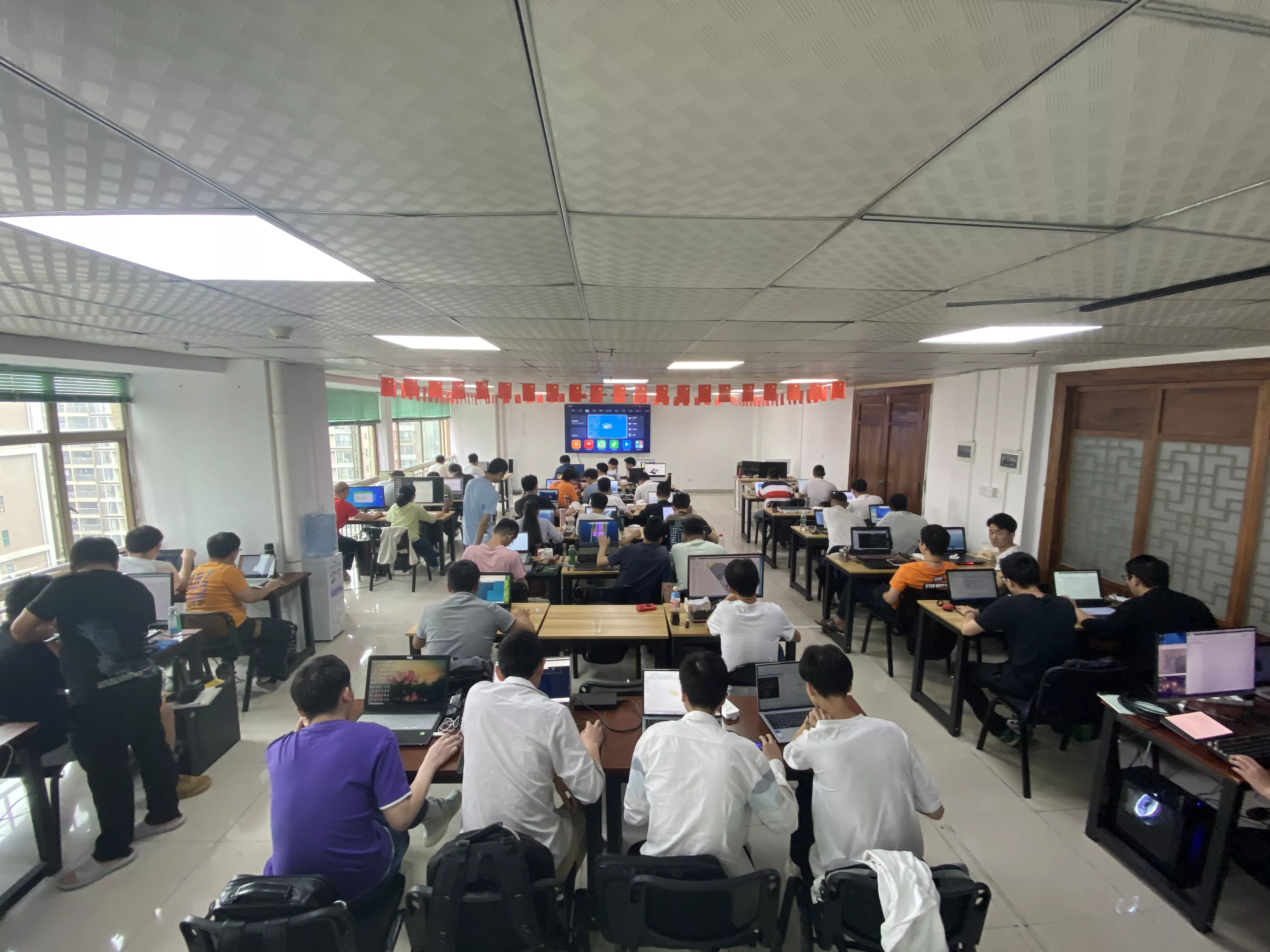 现场班学习实况